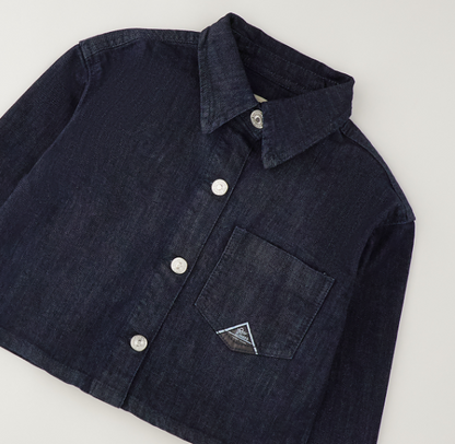 Roy Roger's Camicia Cropped a maniche lunghe