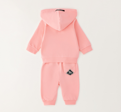 Roy Roger's completo tuta con zip e cappuccio neonata