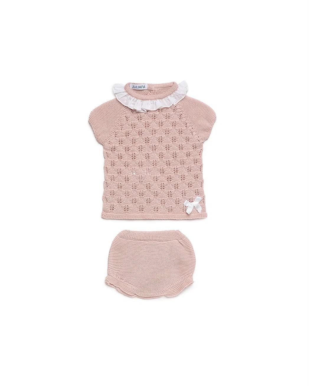 Juliana completo con coulotte neonata