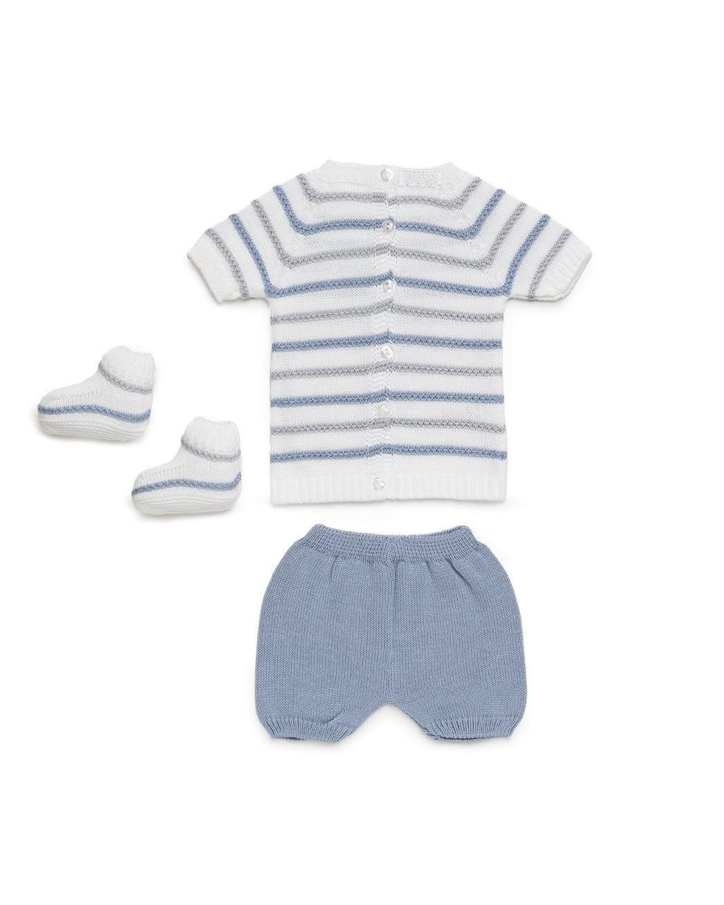 Juliana completo con scarpine neonato