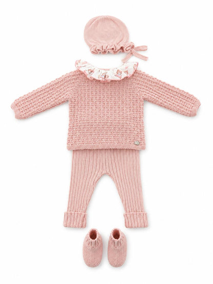 Juliana completo 2pz con cuffia e scarpette coordinate