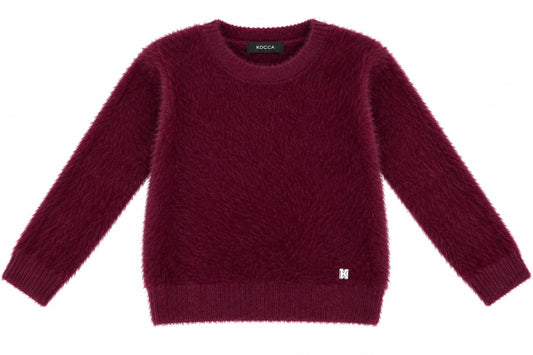 Kocca maglione girocollo effetto fluffy