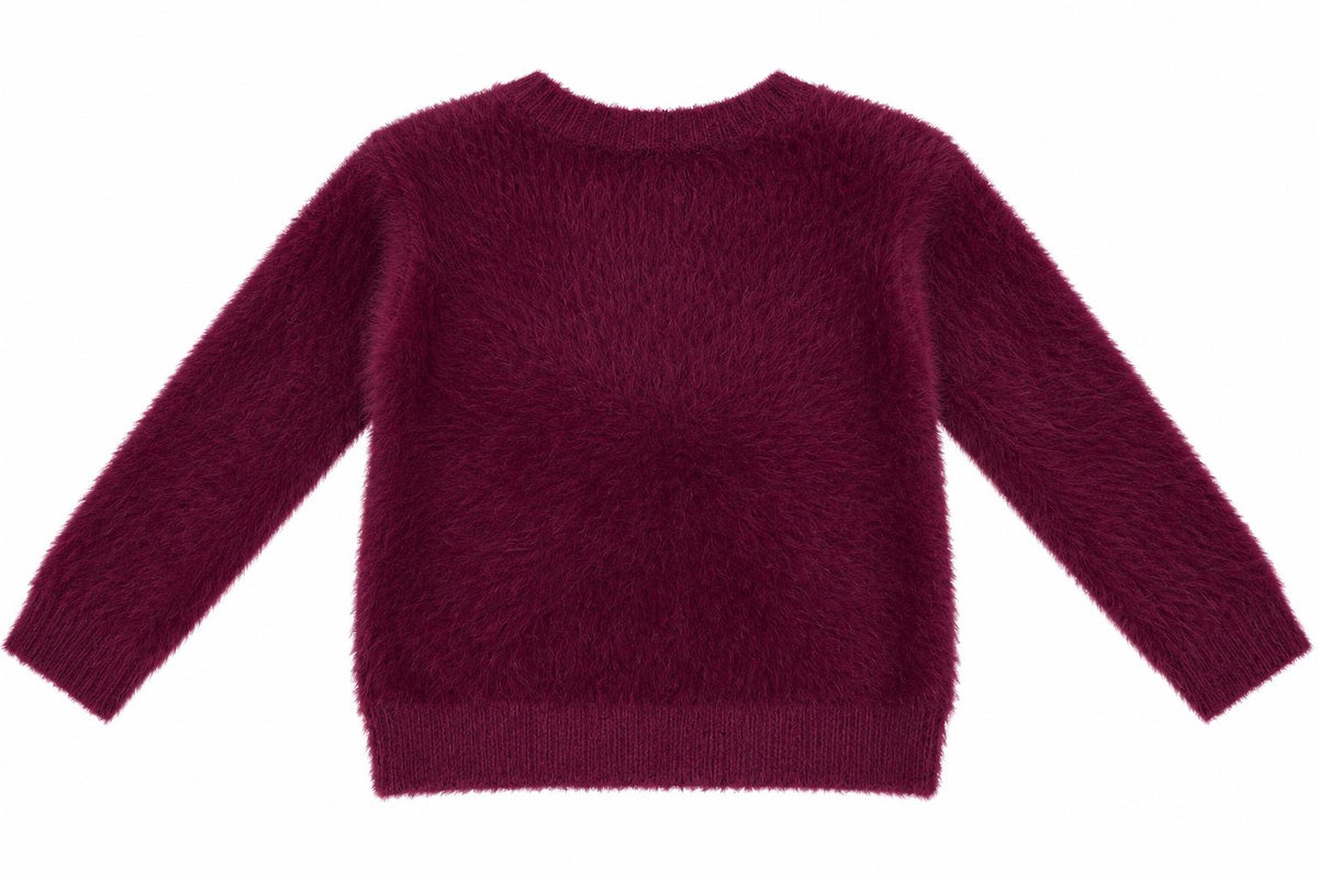 Kocca maglione girocollo effetto fluffy