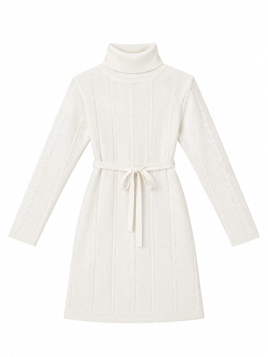 Kocca vestito in maglia a maniche lunghe