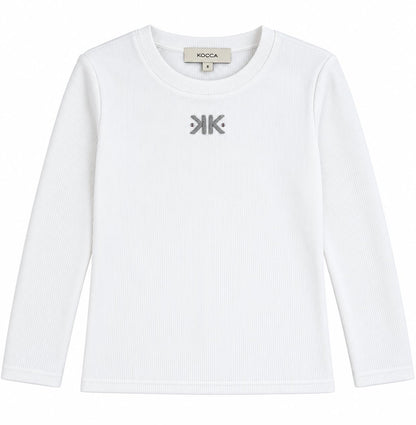 Kocca Maglia Costina a maniche lunghe