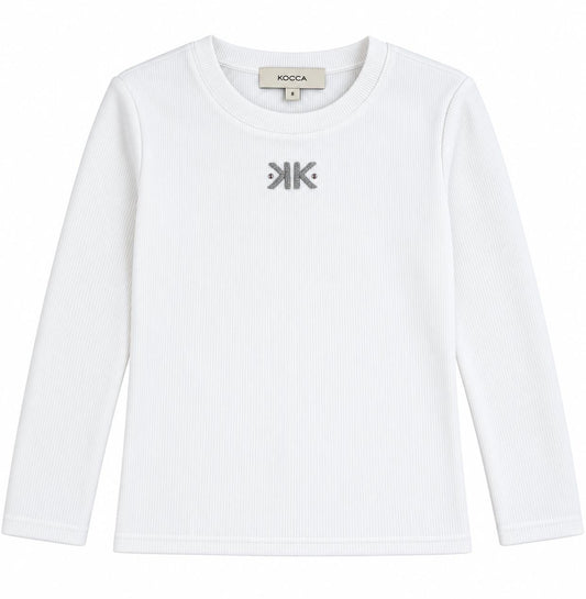 Kocca Maglia Costina a maniche lunghe