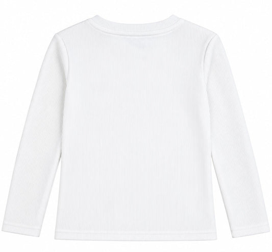 Kocca Maglia Costina a maniche lunghe