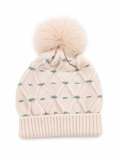 Marlù salopette corta neonato con copertina, scarpetta e cappellino pompon