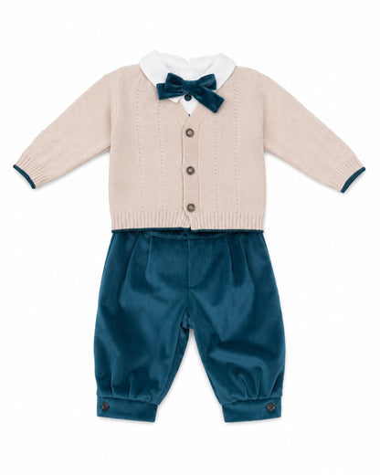 Marlù completo elegante neonato 4pz