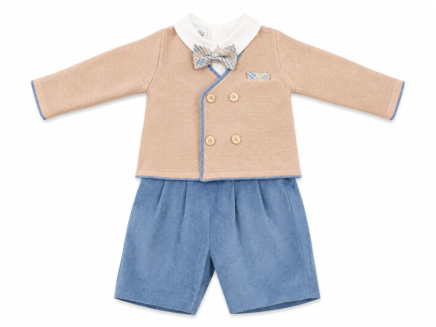 Marlù salopette neonato 4pz elegante