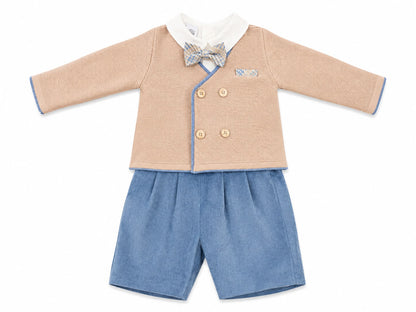 Marlù salopette neonato 4pz elegante