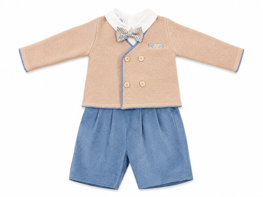 Marlù salopette neonato 4pz elegante