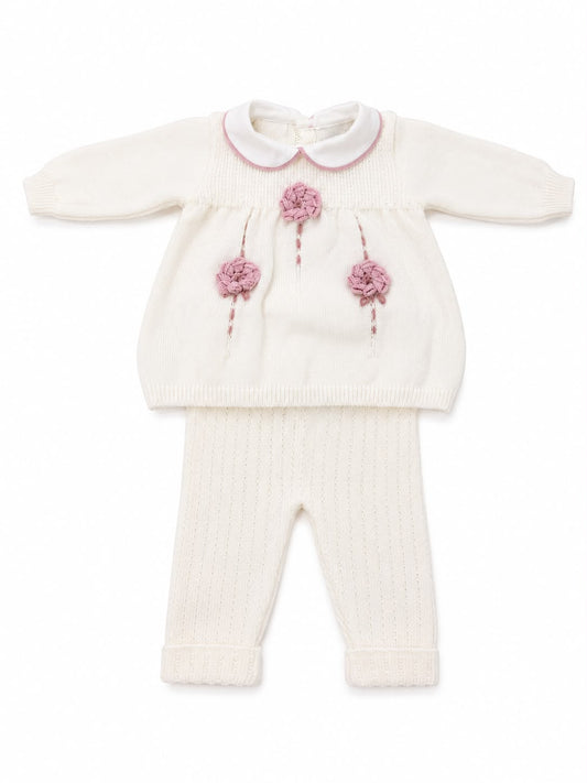 Marlù completo neonato con scarpetta, cappellino, bavetta, copertina, lenzuolino