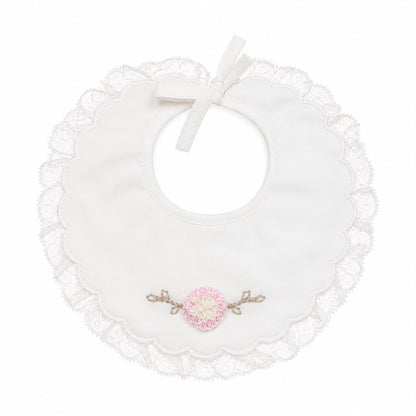 Marlù completo nascita neonata con scarpetta, cappellino pompon, bavetta e copertina