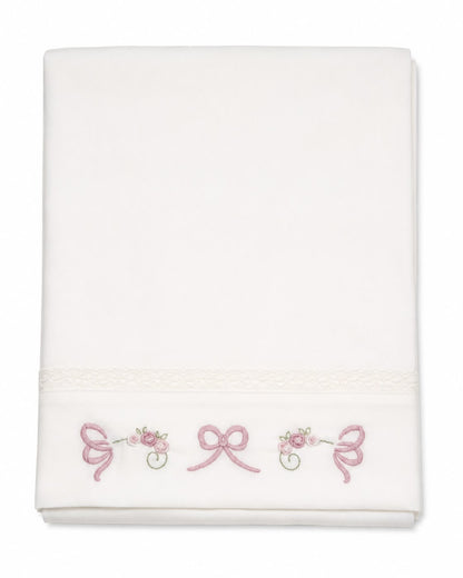 Marlù completo nascita 3 pz con cappellino pompon, bavetta, copertina, lenzuolino e scarpetta