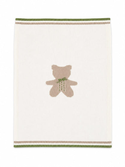 Marlù completo neonato con scarpetta, cappellino pompon, copertina e lenzuolino