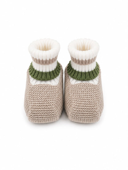 Marlù completo neonato con scarpetta, cappellino pompon, copertina e lenzuolino