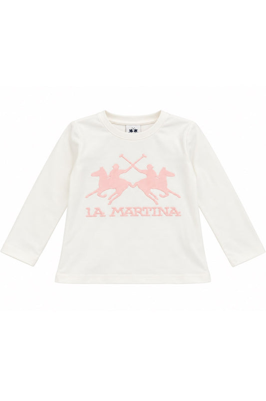 La Martina Maglia a maniche lunghe per bambina