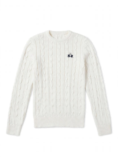 La Martina blusa in maglia ragazza