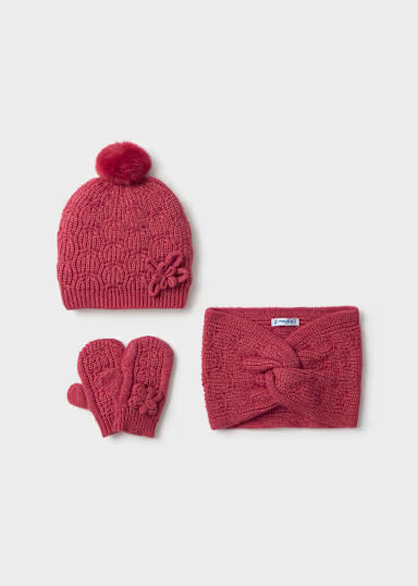 Mayoral Set 3pz con cappello, guanti e scaldacollo