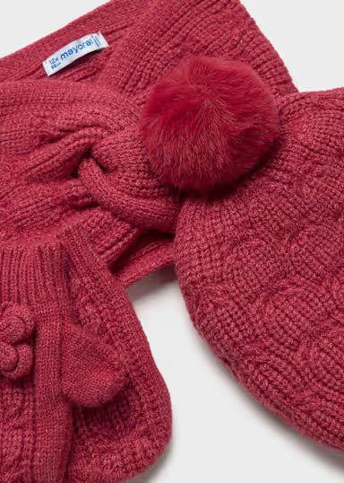 Mayoral Set 3pz con cappello, guanti e scaldacollo