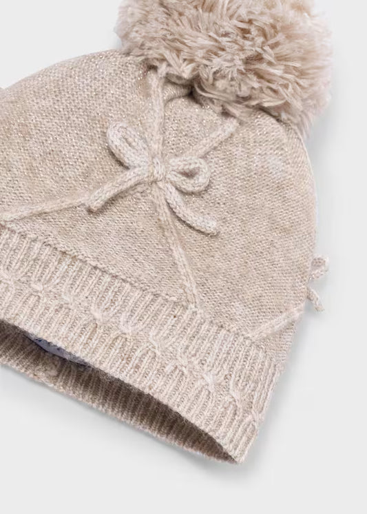 Mayoral Completo con cappello e scaldacollo con fiocchi