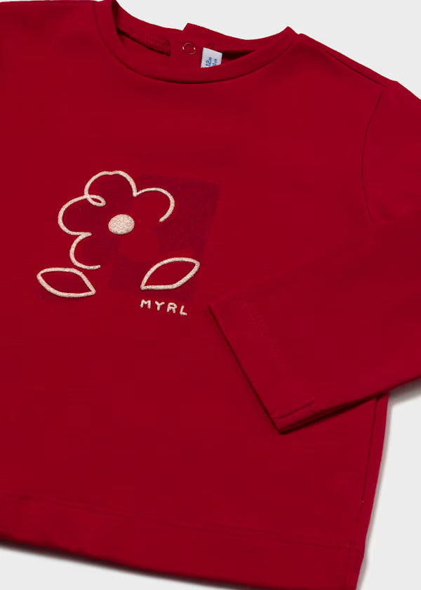 Mayoral maglietta basica serigrafia bimba