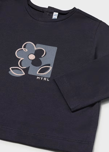 Mayoral maglietta basica serigrafia bimba