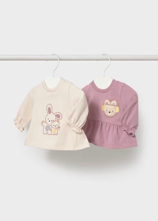 Mayoral Set 2 magliette neonata