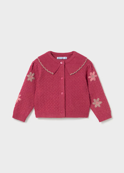 Mayoral Cardigan in maglia con fiori