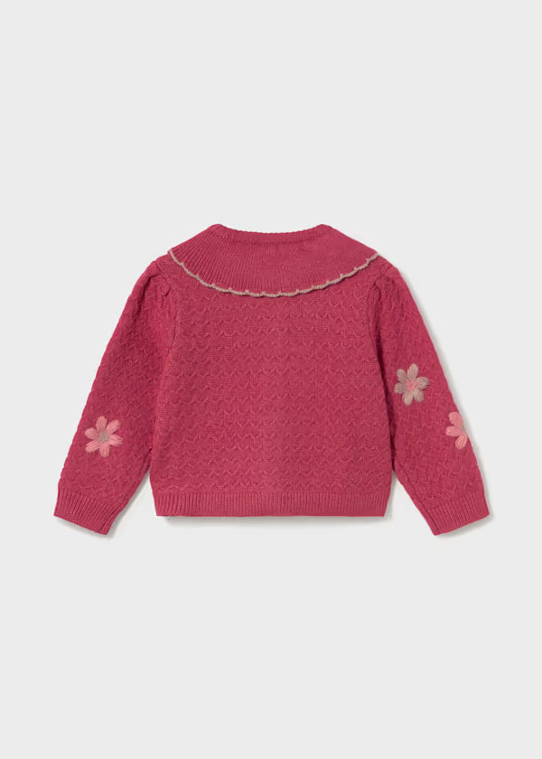 Mayoral Cardigan in maglia con fiori
