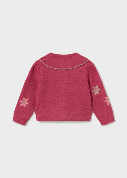 Mayoral Cardigan in maglia con fiori