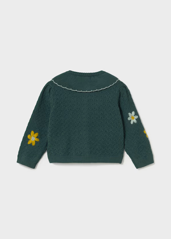 Mayoral Cardigan in maglia con fiori