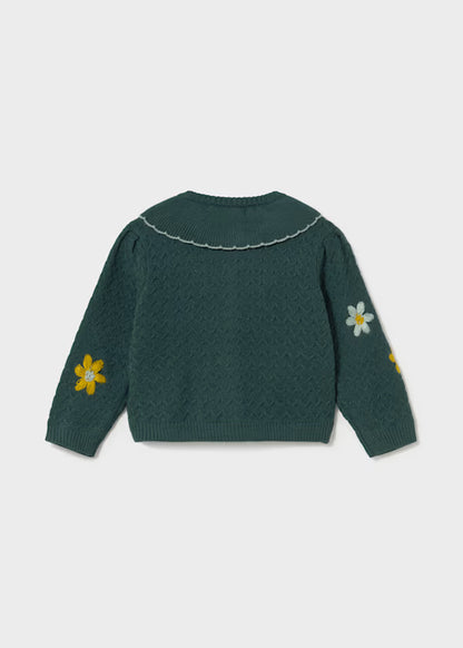 Mayoral Cardigan in maglia con fiori