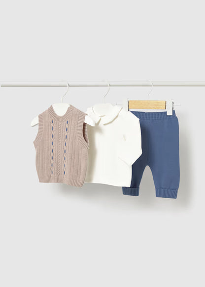 Mayoral completo gilet 3pz neonato