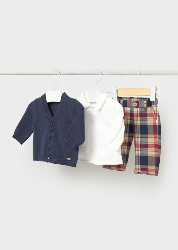 Mayoral Completo 3pz con cardigan