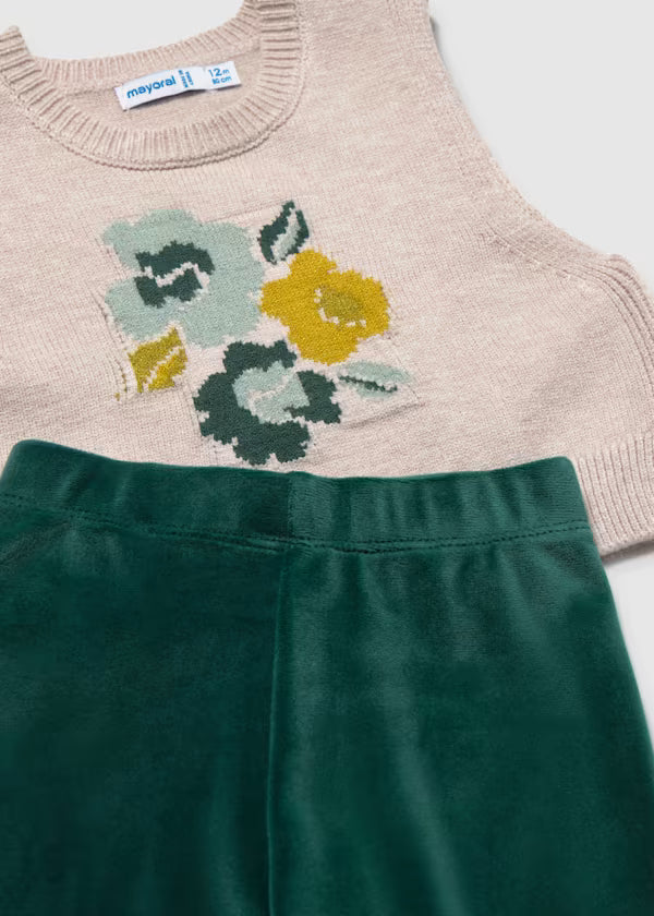Mayoral Completo 3pz gilet bimba