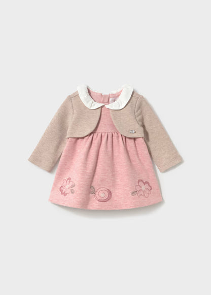 Mayoral Vestito con scaldacuore neonata