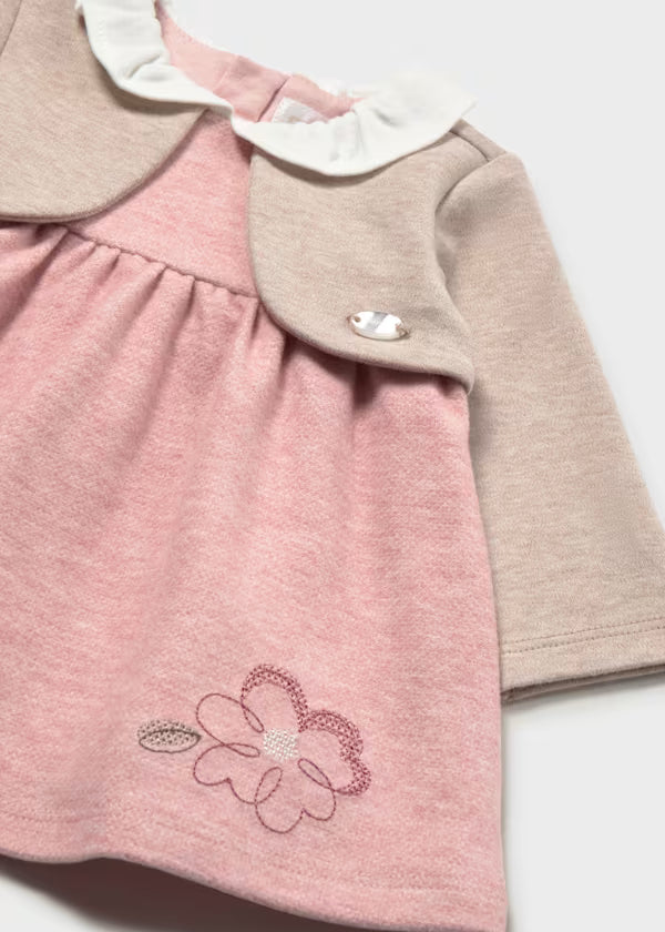 Mayoral Vestito con scaldacuore neonata
