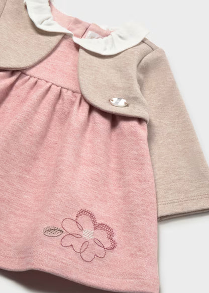 Mayoral Vestito con scaldacuore neonata