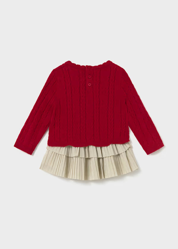Mayoral Completo con gonna volant e maglione