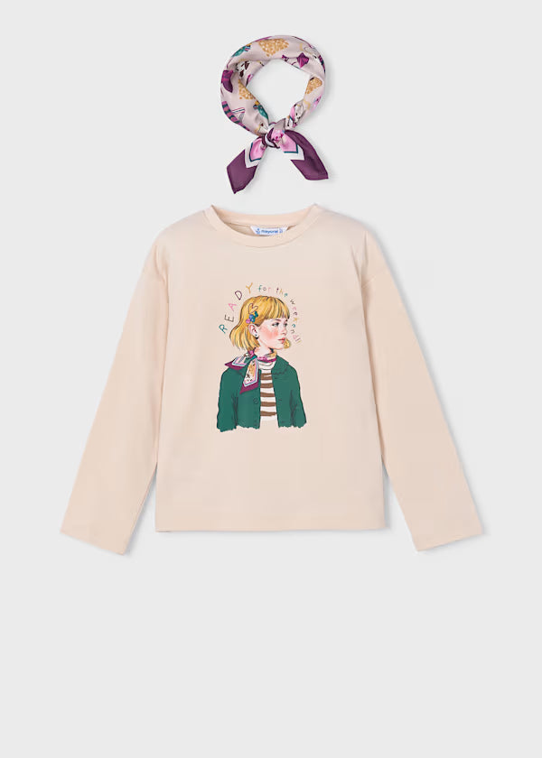 Mayoral Maglietta con foulard