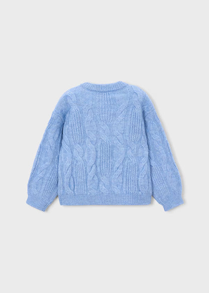 Mayoral Maglione applicazione fiore per bambina