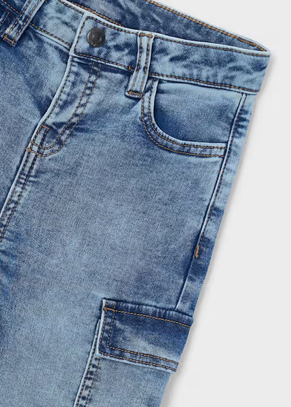 Mayoral Pantalone Jeans Cargo bambino