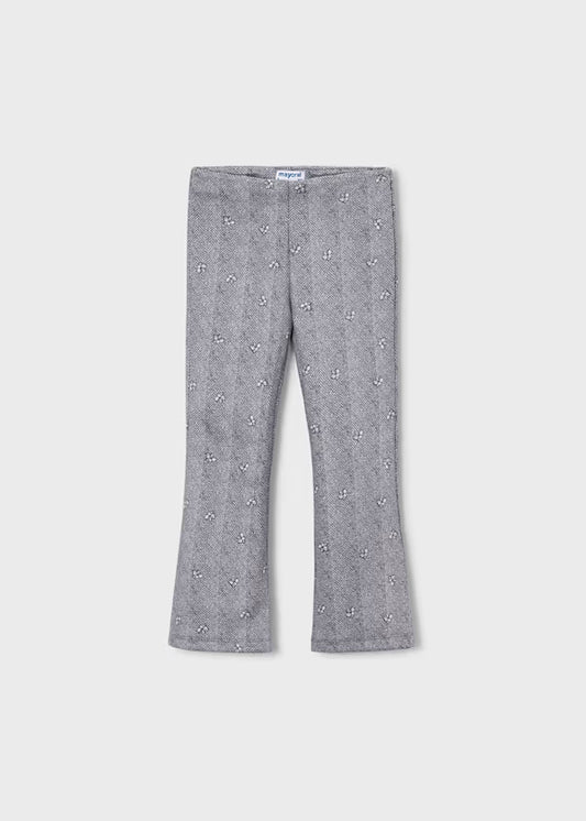 Mayoral Leggings a zampa effetto pelle