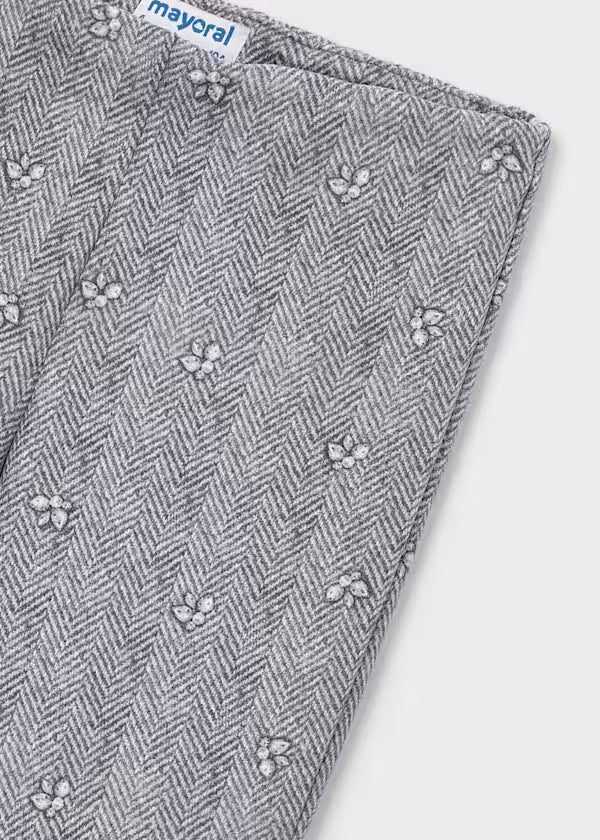Mayoral Leggings a zampa effetto pelle