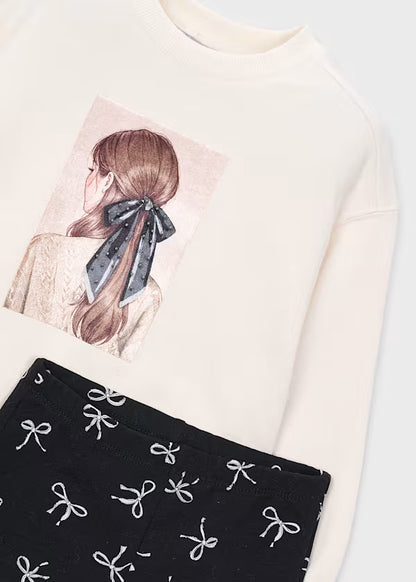 Mayoral Completo leggings e felpa