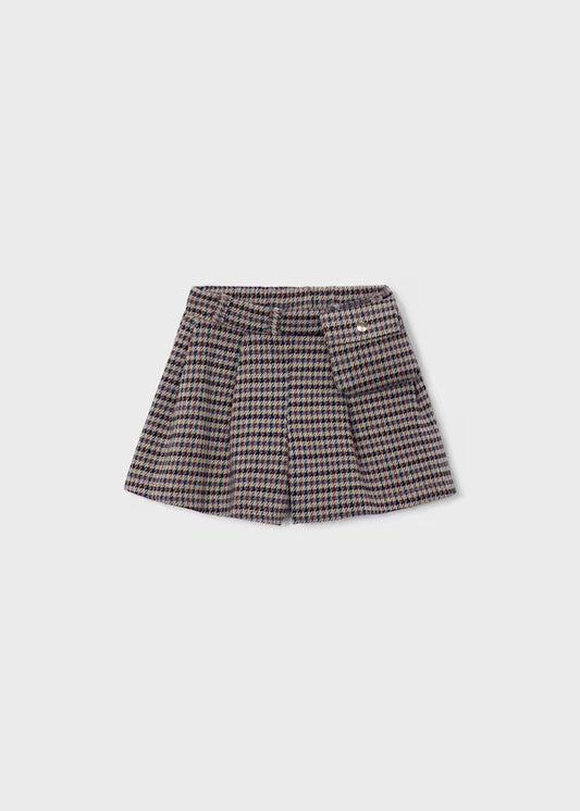Mayoral Gonna pantaloncino  a quadri per bambina