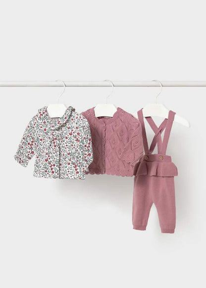 Mayoral Completo 3pz in maglia tricot
