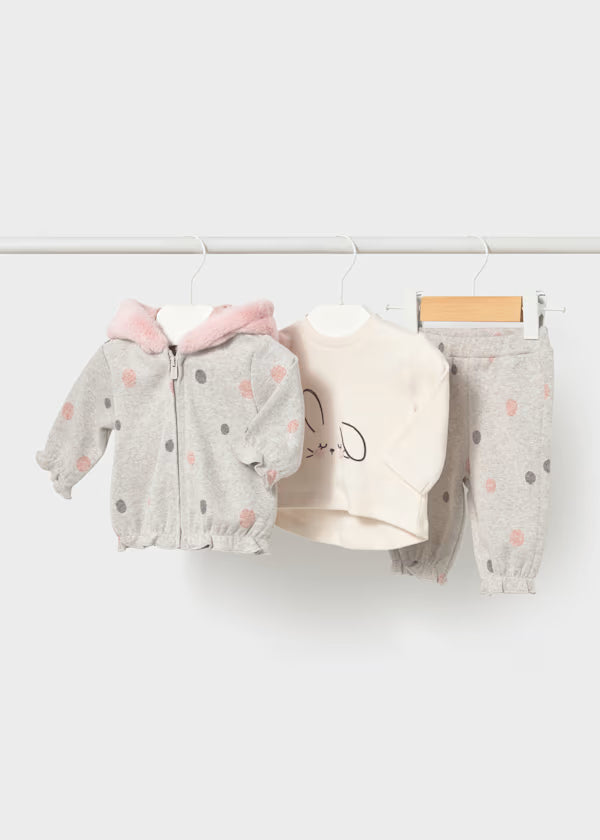 Mayoral tuta 3pz con maglietta neonata